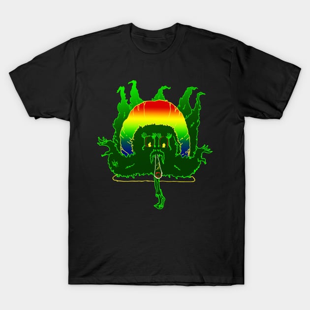 Meditation Weed T-Shirt by Gr33nL3afM